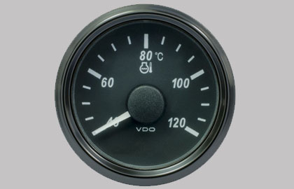 SingleViu Coolant Temperature Gauge 120 C